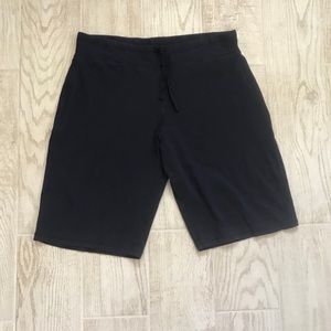 Bamboo Traders navy Cotton Bermuda shorts